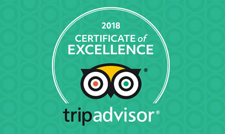 In 2018 The Spaniard was awarded TripAdvisors Certificate of Excellence. You know you'll be well looked after!